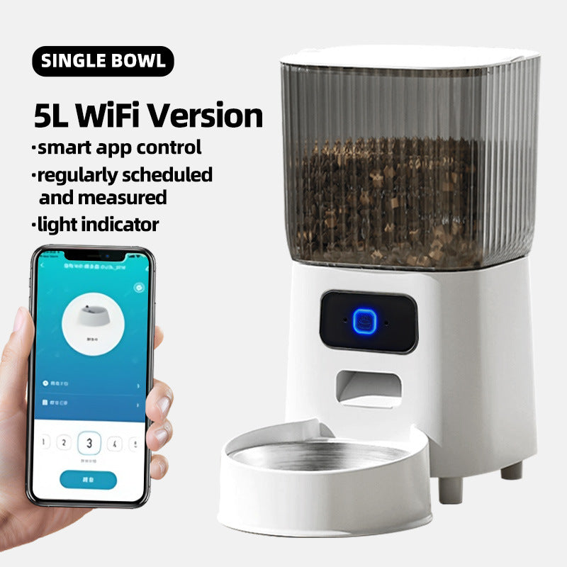 Smart Automatic Dual-Bowl Cat Feeder