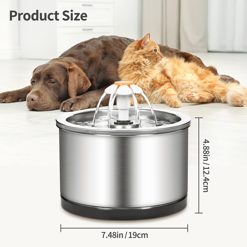 2.5L Cat Water Fountain with Filter – Fresh Flow Hydration for Cats & Small Dogs