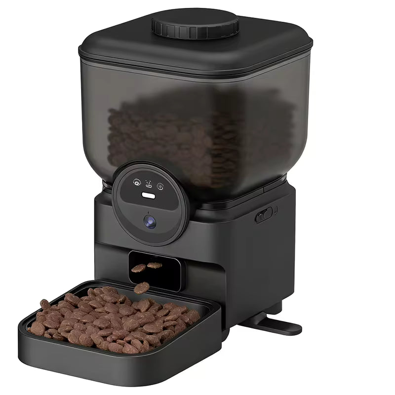 6.5L Smart Cat Feeder with Camera, App Control & Timed Feeding