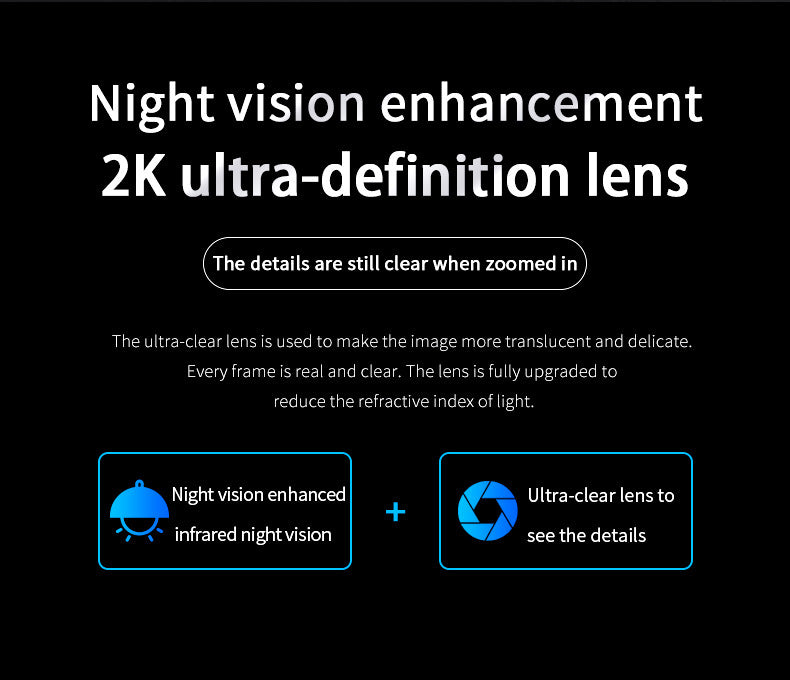 360° WiFi Smart Security Camera with 2K Clear View, Night Vision, Motion Tracking & App Remote Monitoring