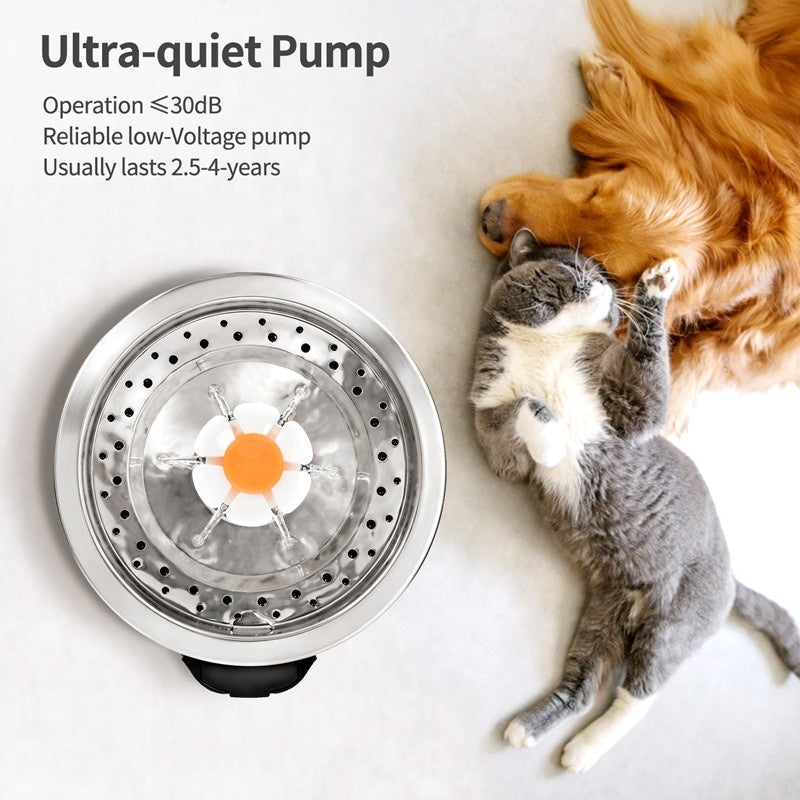 2.5L Cat Water Fountain with Filter – Fresh Flow Hydration for Cats & Small Dogs