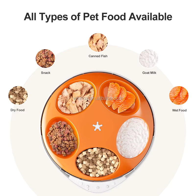 Smart Dry & Wet Food Automatic Pet Feeder