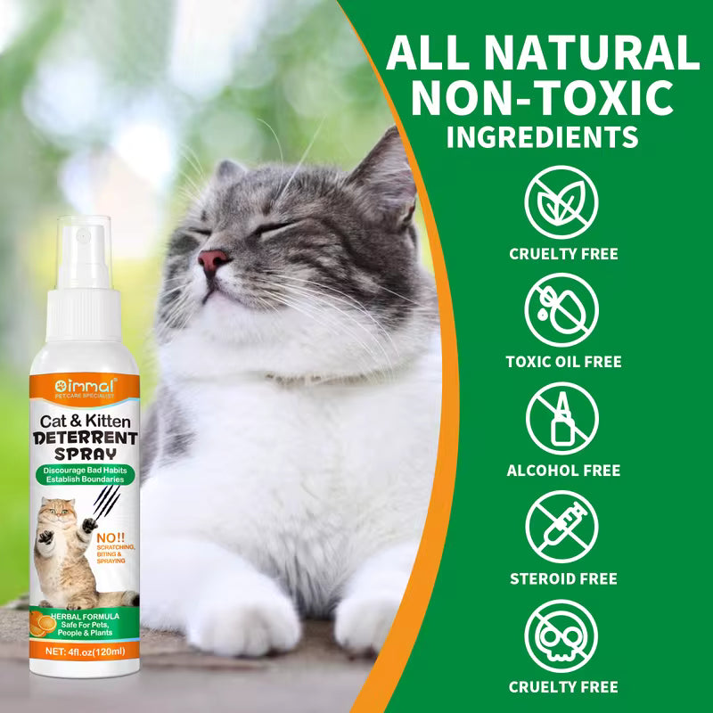 120ml Cat Deterrent Spray for Furniture, Sofas & Indoor Plants
