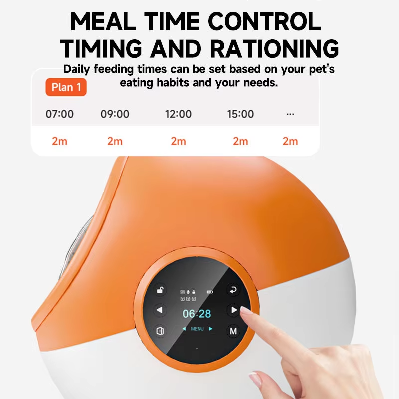 Smart RFID Cat Feeder with Collar Tag – Anti-Food-Stealing Automatic Pet Feeder