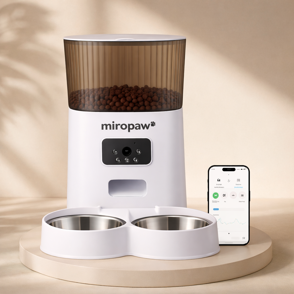 Smart Automatic Dual-Bowl Cat Feeder