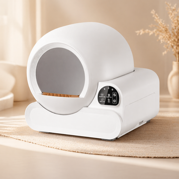 Smart Automatic Cat Litter Box with App Control, Odor-Reducing Design & Spacious 70L Interior