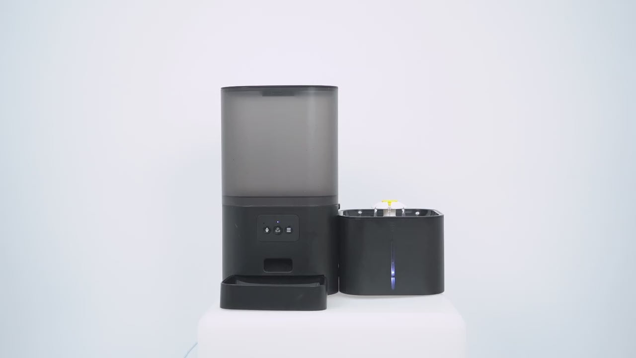 Smart Automatic Pet Feeder & Water Dispenser 2-in-1