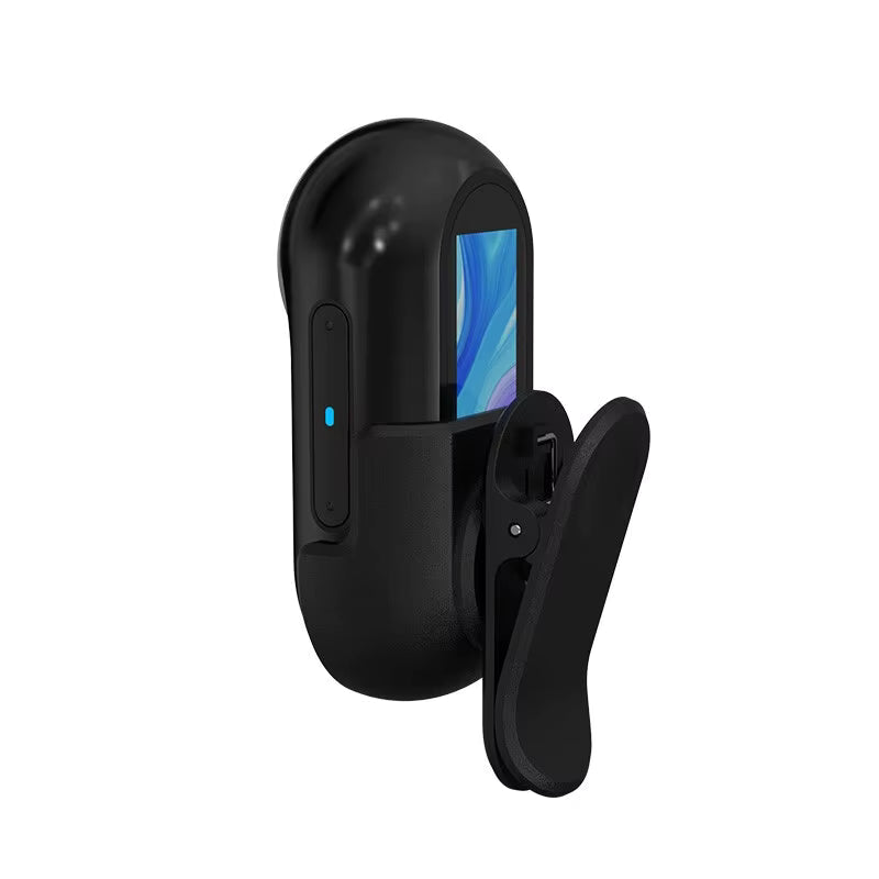1080P Mini Pet Collar Camera – Lightweight Wearable HD POV Recorder with Wide-Angle Lens & Built-In Screen